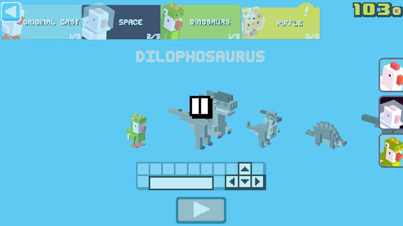 crossy road screenshot